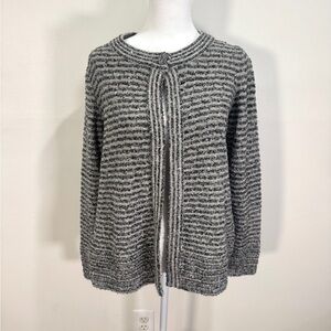 Gray Striped Women's Sweater
